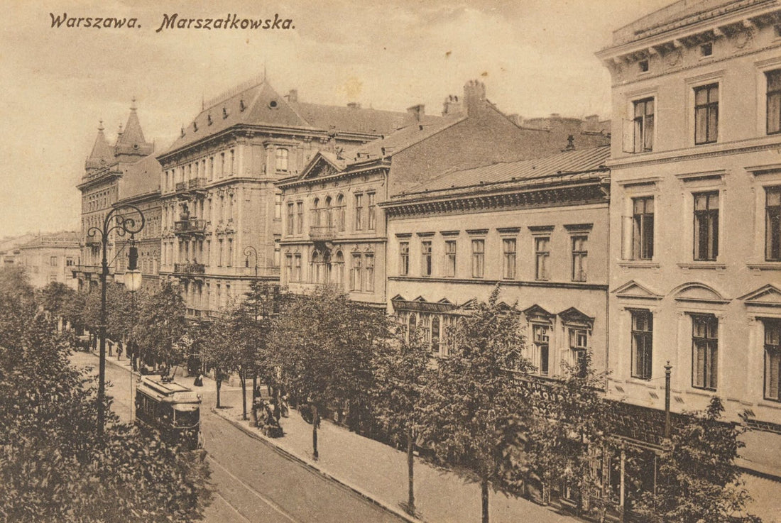 Monumentalny gmach Domu Mody Bogusław Herse przy ulicy Marszałkowskiej w Warszawie