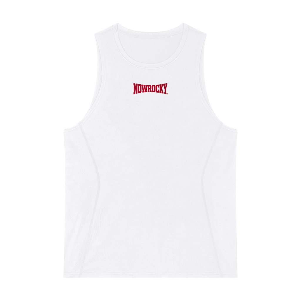 Tank Top Jacquard Performance – Nowrocky™ — bezrękawnik na modelu, cała sylwetka