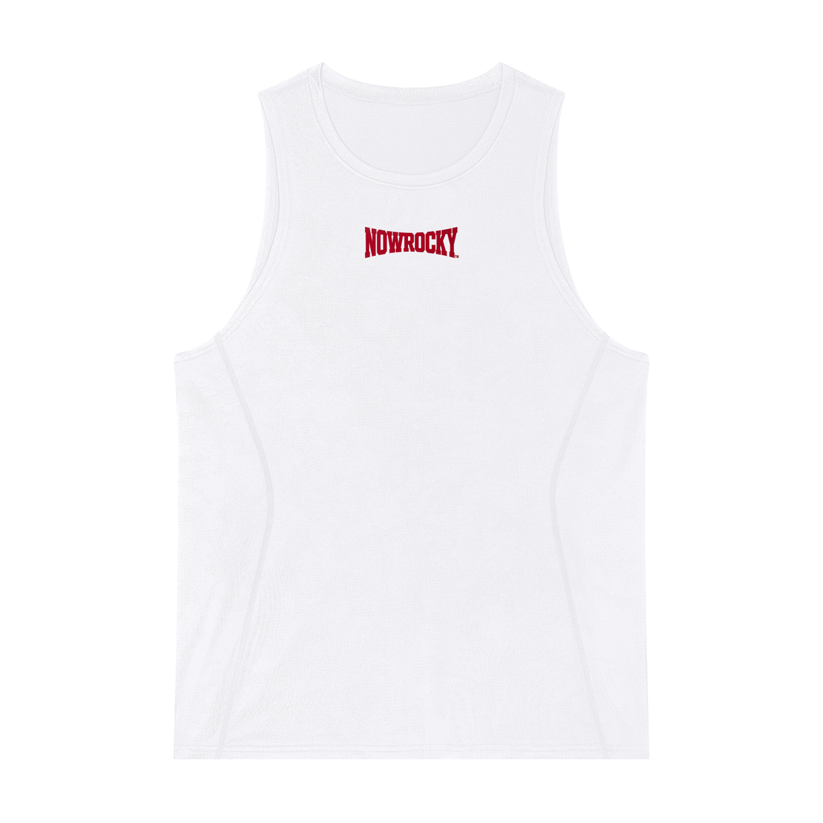 Tank Top Jacquard Performance – Nowrocky™ — bezrękawnik na modelu, cała sylwetka