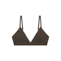 Biustonosz Sportowy Cropped V-Neck – Nowrocky™ — detal splotu dzianiny
