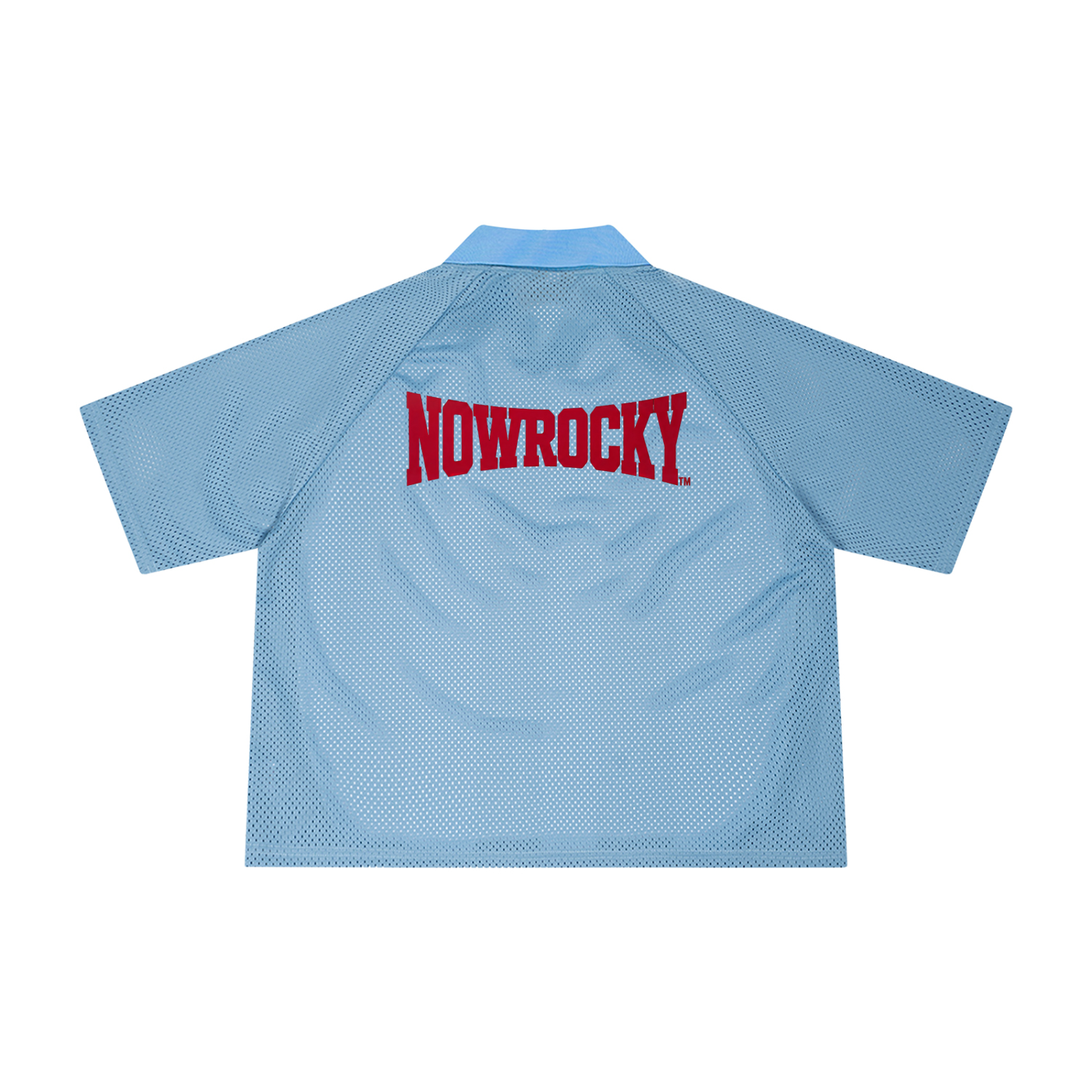 Koszulka piłkarska w paski z siateczki o pudełkowym kroju – Nowrocky™