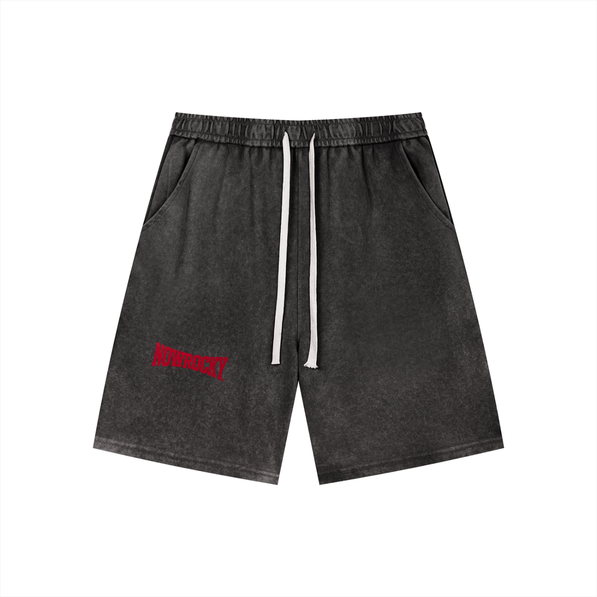 Szorty Vintage Wash z Troczkiem – Nowrocky™ — przód