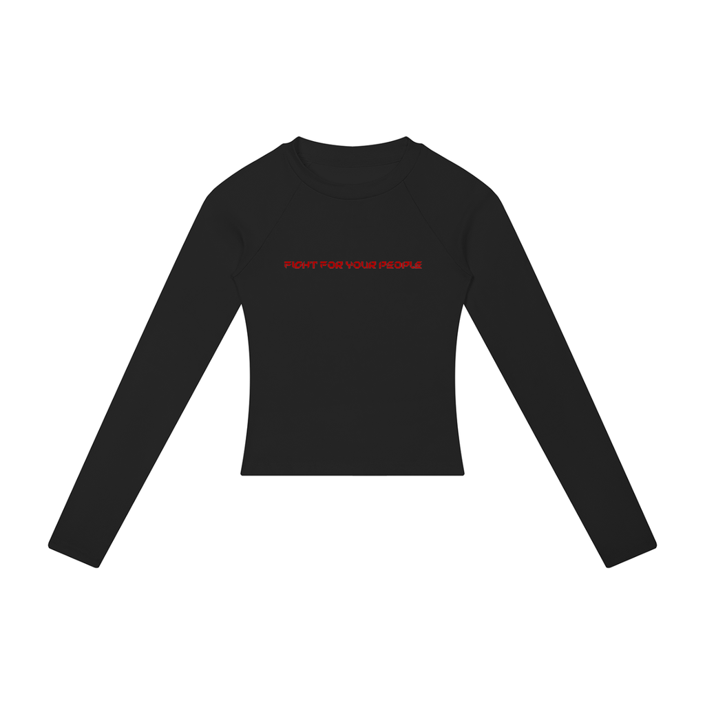 Longsleeve Slim Raglan w kolorze czarny – Nowrocky (streetwear)