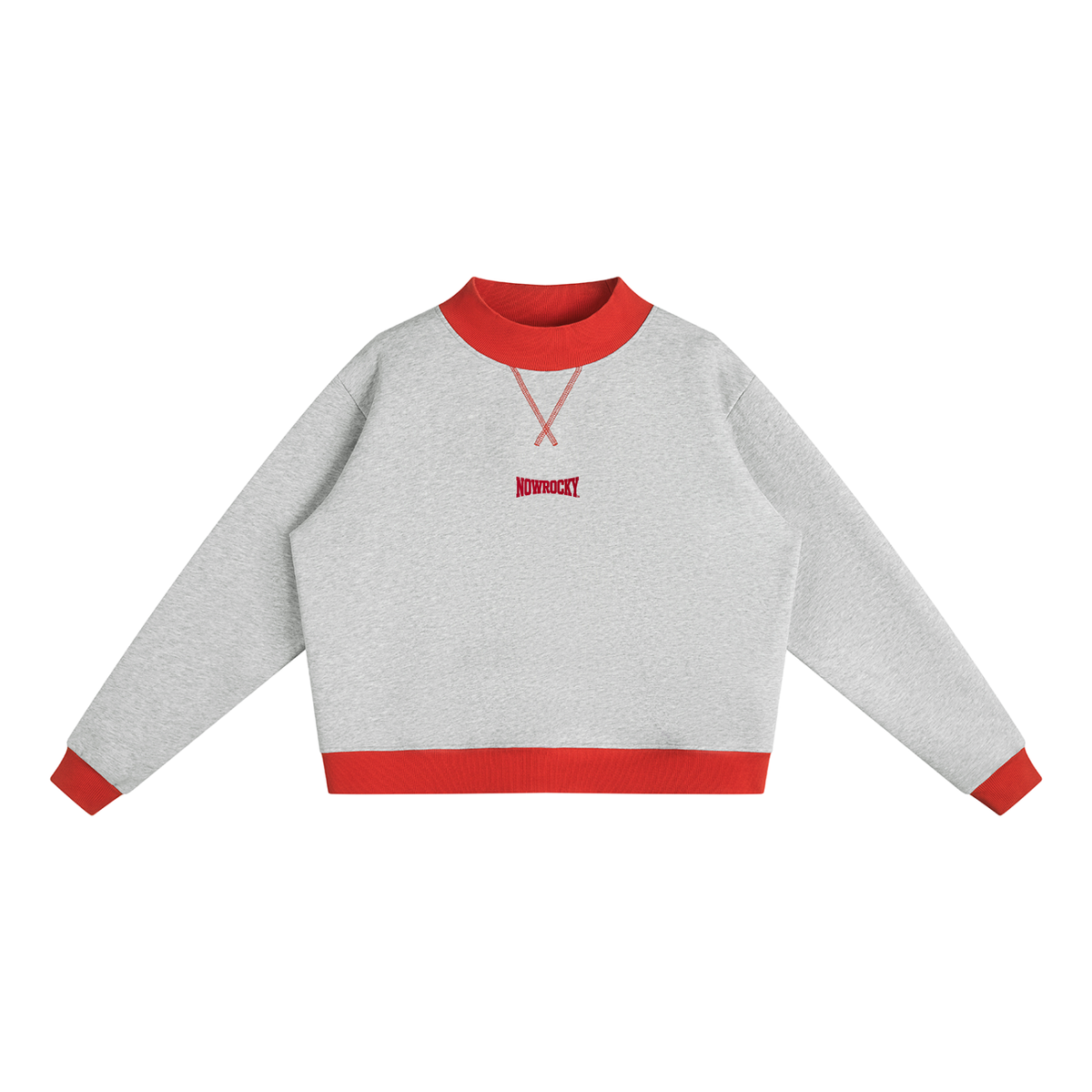 Bluza Color Block Mock Neck – Nowrocky (streetwear)
