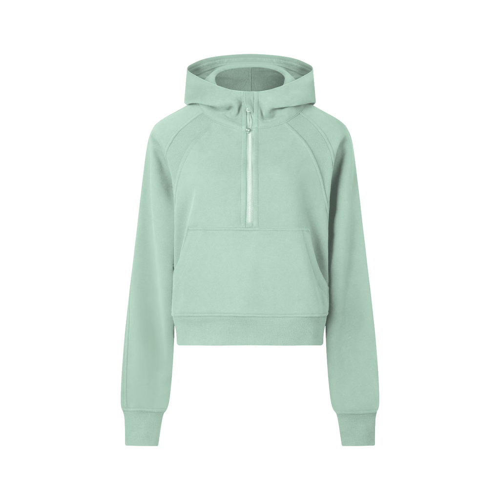 Bluza Cropped z Zamkiem do Połowy – Nowrocky™