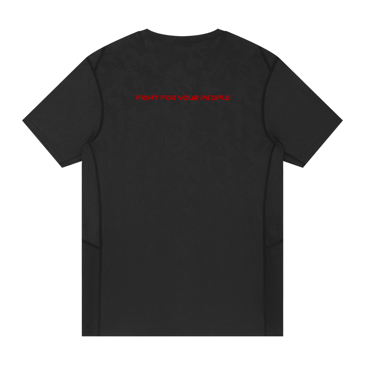 T-shirt Jacquard Mesh – Nowrocky™ — koszulka z żakardowym splotem, widok z tyłu