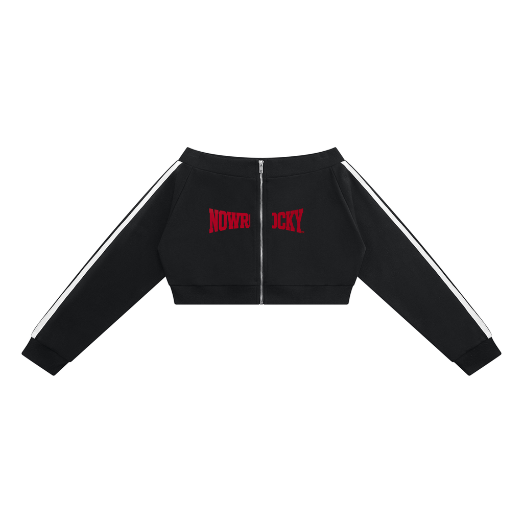 Bluza Off-Shoulder Full Zip – Nowrocky™
