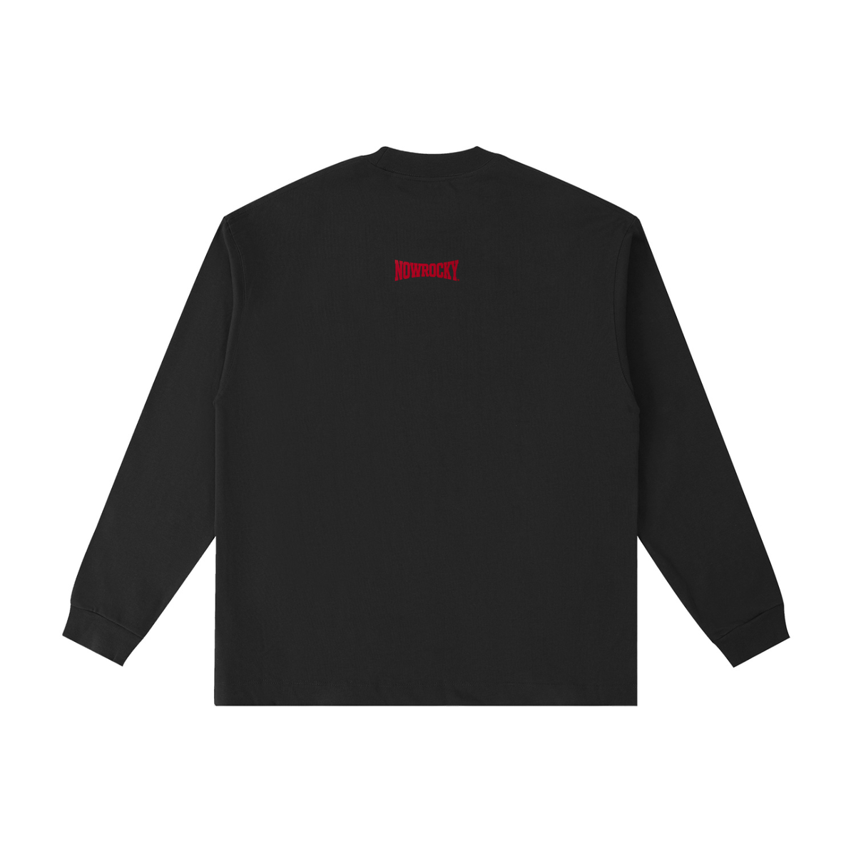 Longsleeve Essential Drop Shoulder – Nowrocky™ — longsleeve basic, widok z tyłu