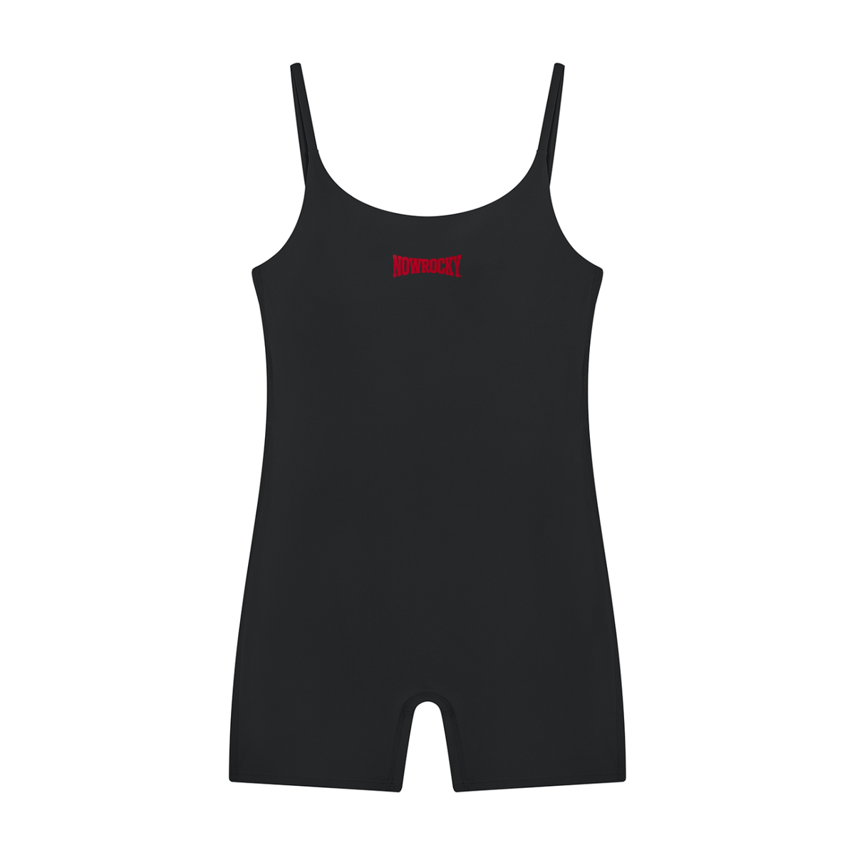 Romper Treningowy U-Neck – Nowrocky™ — damski kombinezon treningowy z dekoltem U, ujęcie z przodu