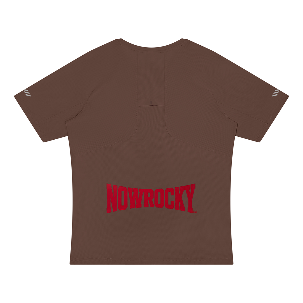 T-shirt Reflective Raglan – Nowrocky™ — faktura dzianiny w świetle bocznym