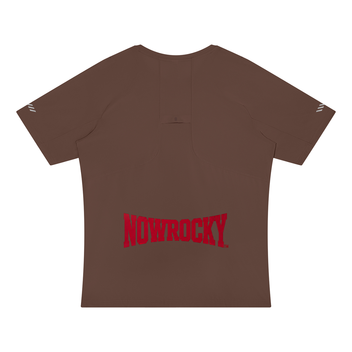 T-shirt Reflective Raglan – Nowrocky™ — faktura dzianiny w świetle bocznym
