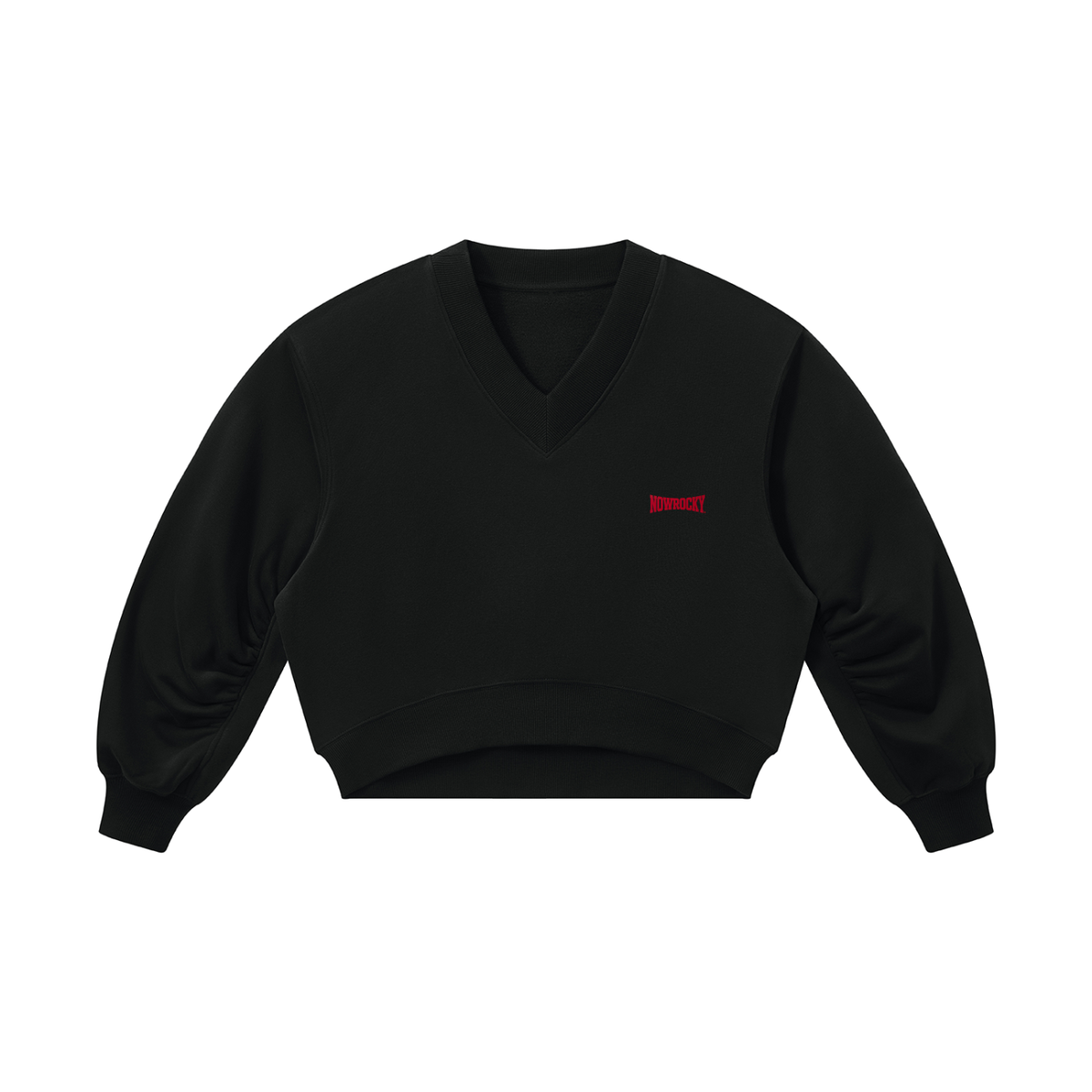 Bluza Crop z Dekoltem V – Nowrocky (streetwear)