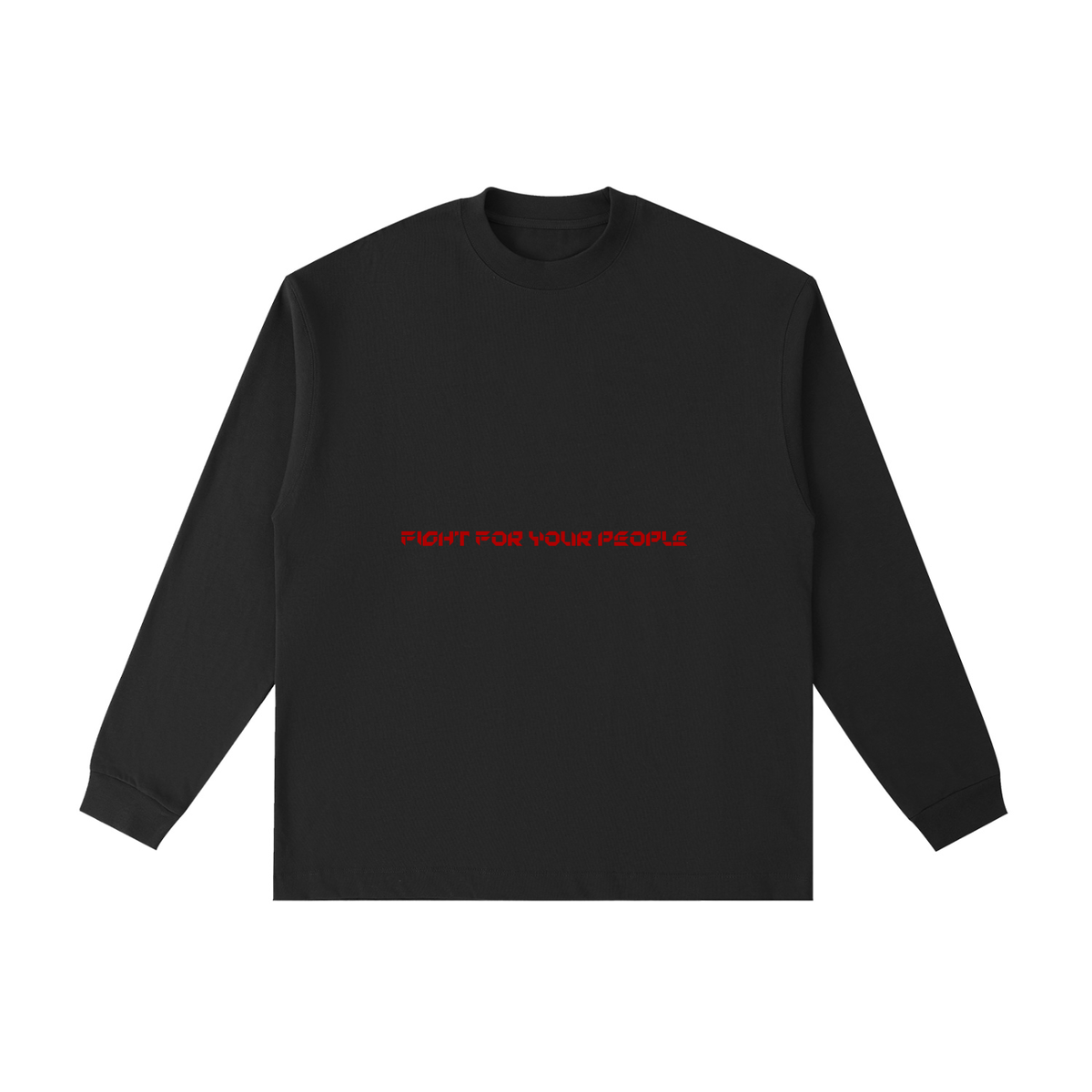 Longsleeve Essential Drop Shoulder – Nowrocky™ — koszulka z długim rękawem, ujęcie z przodu