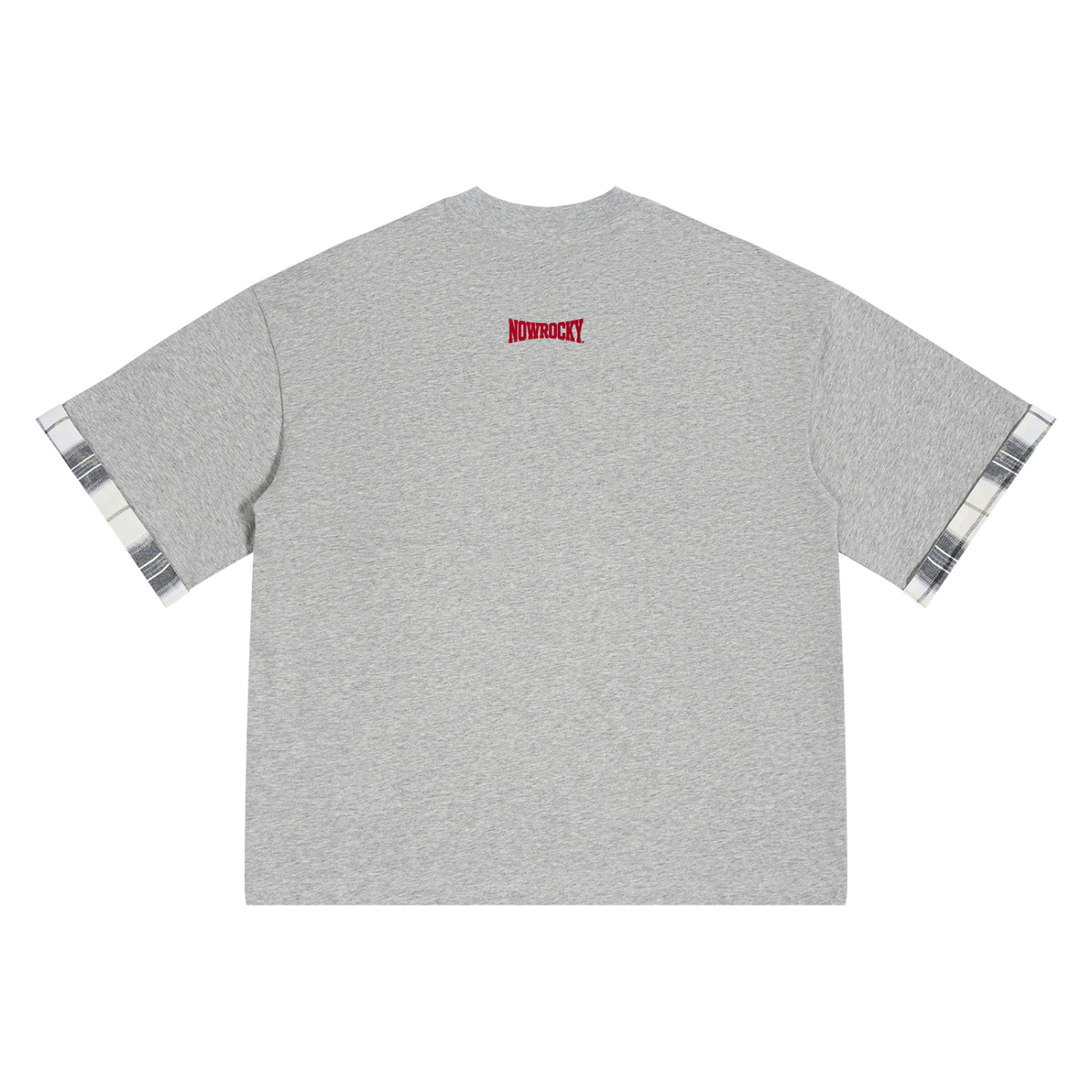 T-shirt Plaid Panel – Nowrocky (streetwear)