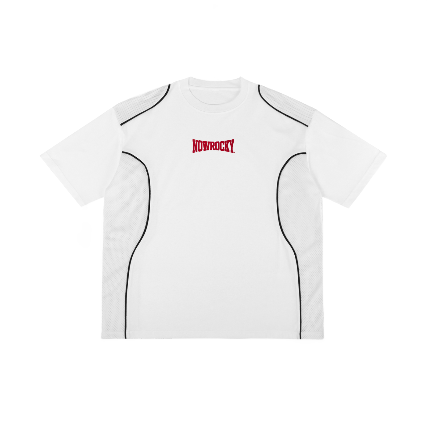 T-shirt Contrast Piped Panel – Nowrocky™