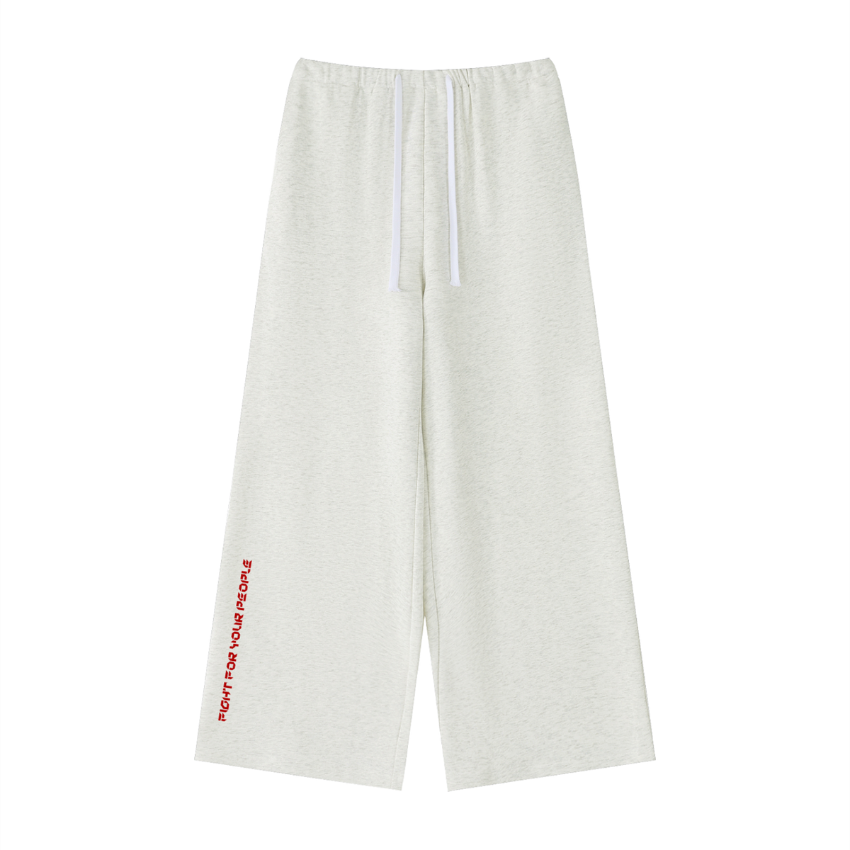 Spodnie Dresowe Wide Leg – Nowrocky™ — spodnie od dresu na modelu, pełna sylwetka