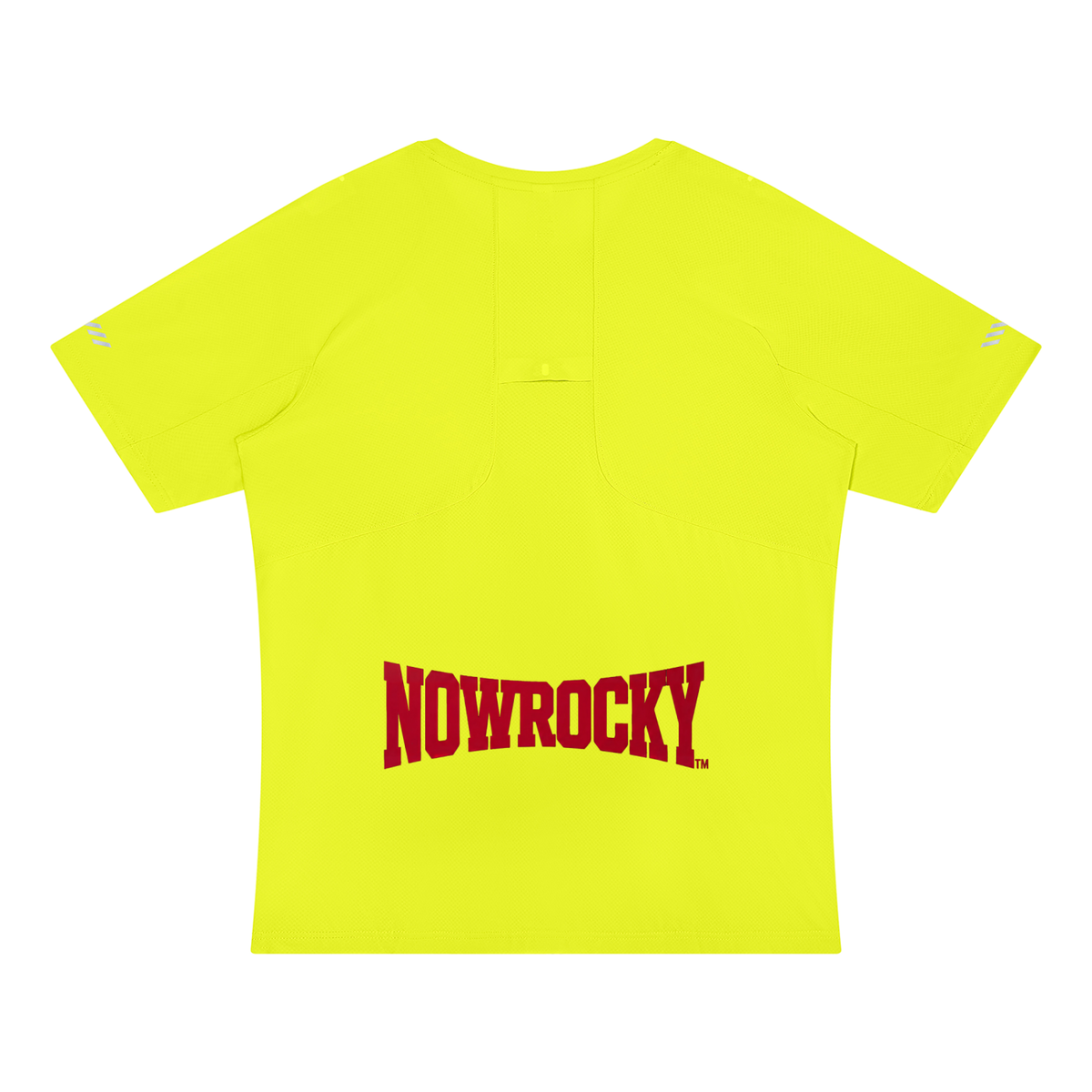 T-shirt Reflective Raglan – Nowrocky™ — układ na płasko na jasnym tle