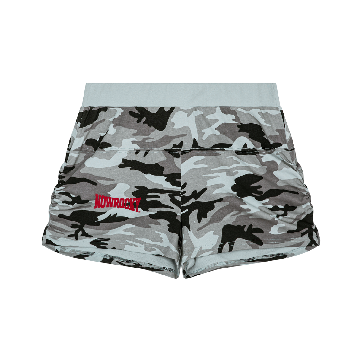 Szorty Slim Camo w kolorze blekitne moro – Nowrocky (streetwear)