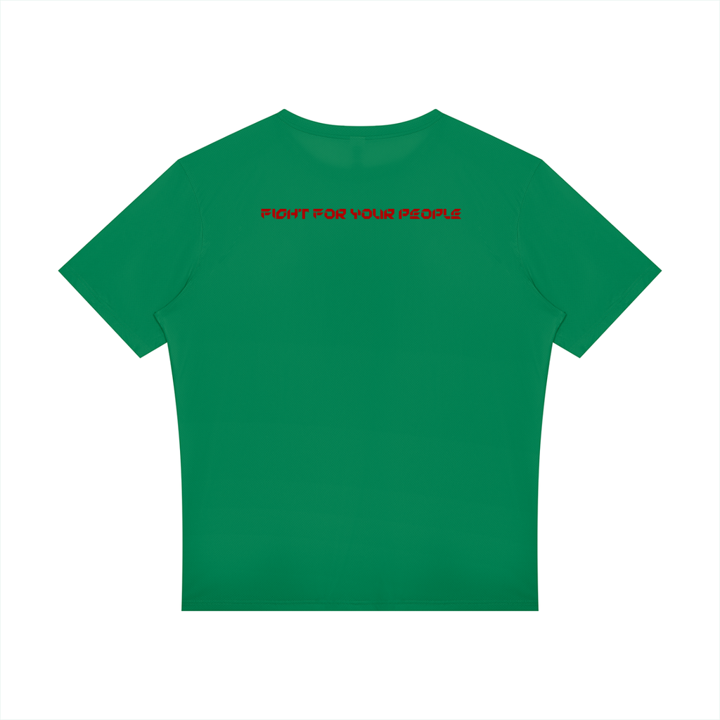 T-shirt Raglan Reflective Slim – Nowrocky™ — ujęcie trzy czwarte, wąska sylwetka kroju
