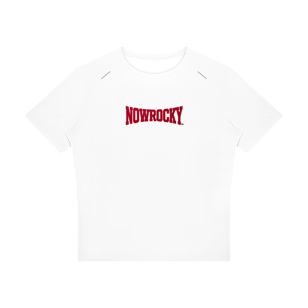 T-shirt Raglan Reflective Slim – Nowrocky™ — t-shirt z profilu, dopasowany krój slim