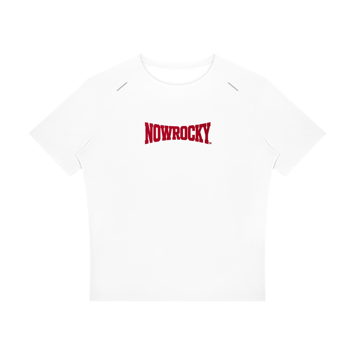 T-shirt Raglan Reflective Slim – Nowrocky™ — t-shirt z profilu, dopasowany krój slim