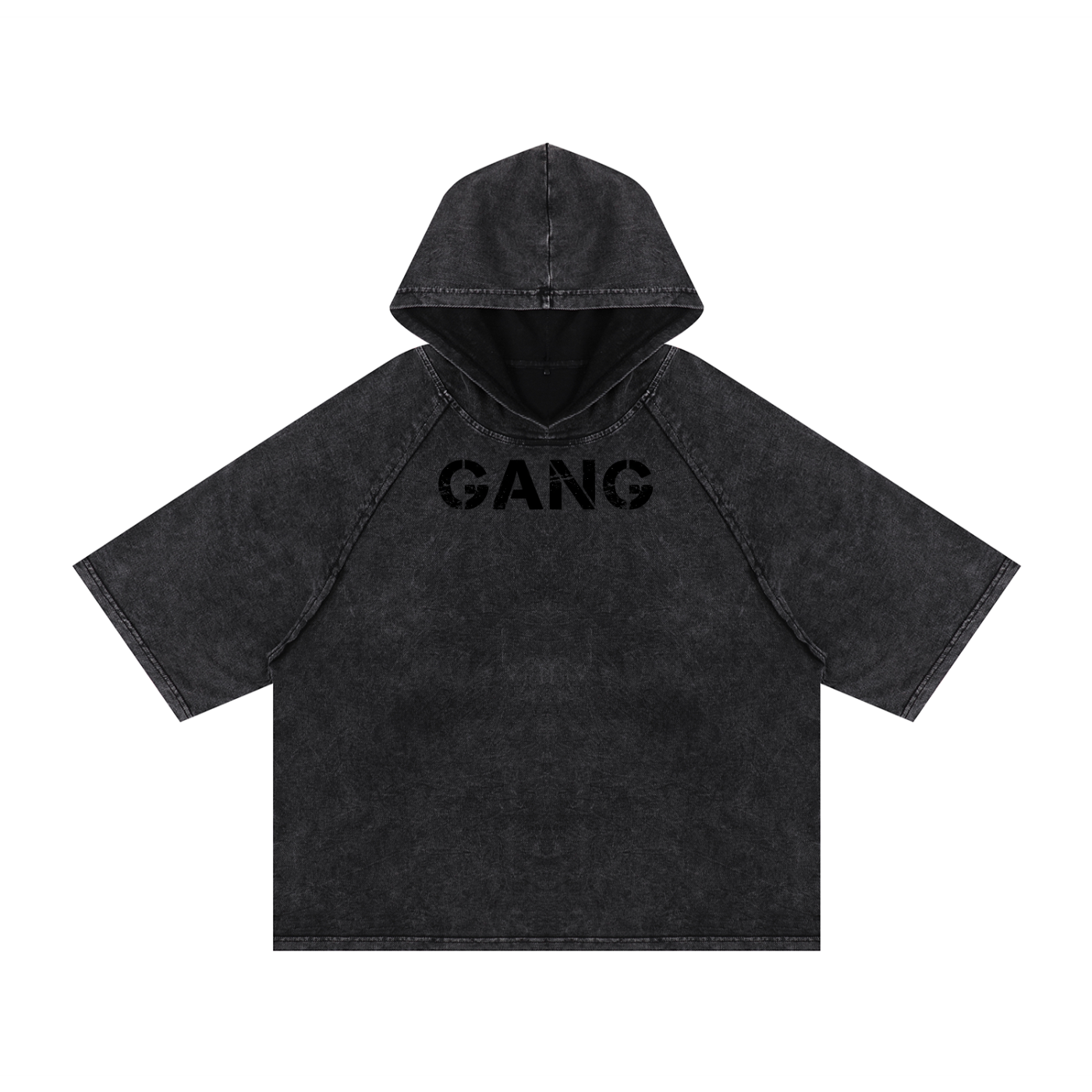 T-shirt Hooded Snow Wash Boxy – Nowrocky™
