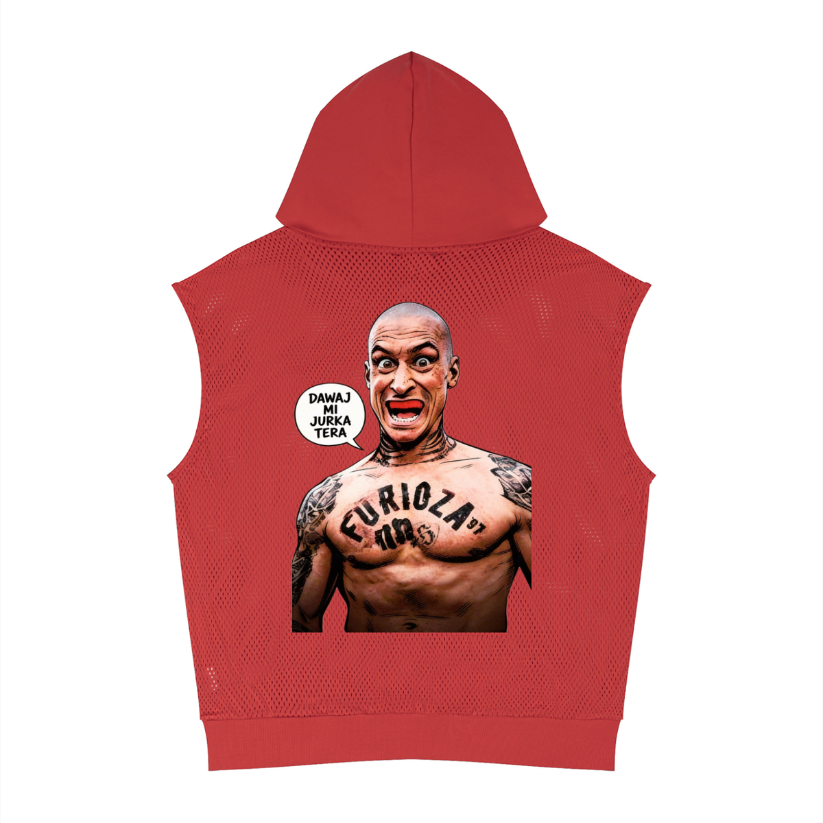 Tank Top Mesh z Kapturem – Nowrocky (streetwear)