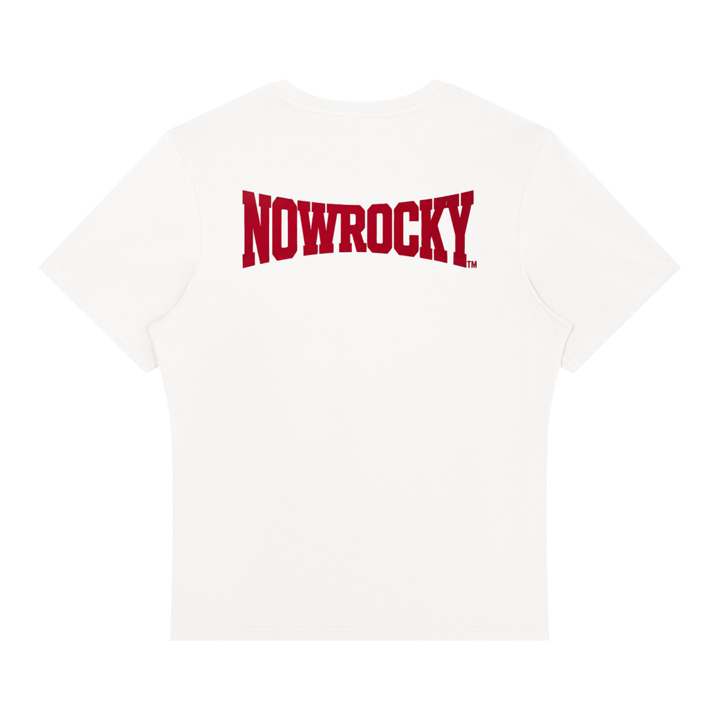 T-shirt Treningowy Regular Fit – Nowrocky™ — układ na płasko na jasnym tle