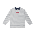 Longsleeve Dziecięcy Paski Contrast Rib – Nowrocky™ — dziecięca koszulka z długim rękawem, z przodu