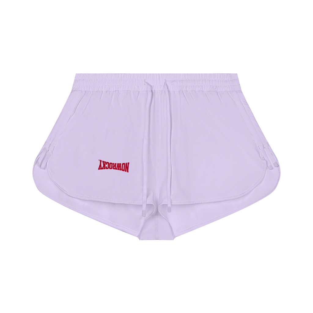 Szorty Biegowe Drawstring – Nowrocky™ — krótkie spodenki biegowe z profilu, cała sylwetka
