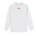 Longsleeve Drop Shoulder Crew Neck – Nowrocky™ — longsleeve na modelu, cała sylwetka