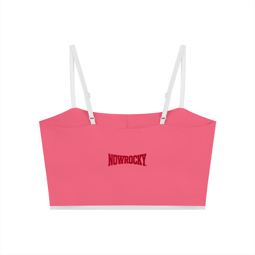 Biustonosz Sportowy Color Block – Nowrocky™ — układ na płasko na jasnym tle
