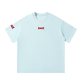 T-shirt Oversized Drop Shoulder – Nowrocky™ — zbliżenie na opuszczoną linię ramienia