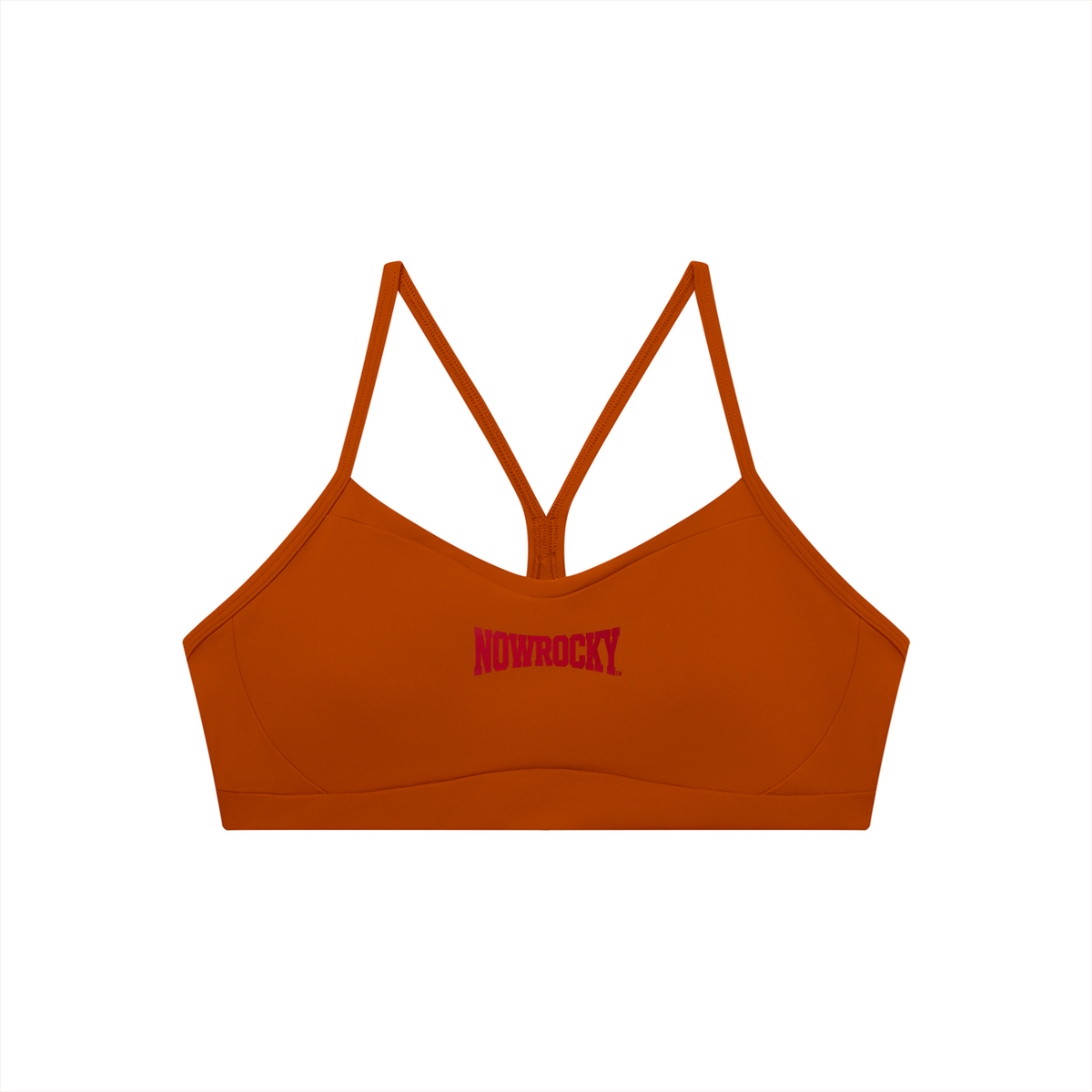 Biustonosz Sportowy Cropped Racerback – Nowrocky™ — szeroki ściągacz podpiersiowy z bliska