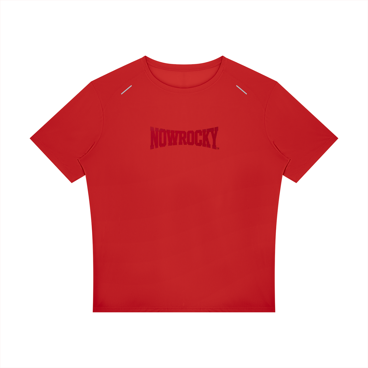 T-shirt Raglan Reflective Slim – Nowrocky™ — dół koszulki i szew boczny