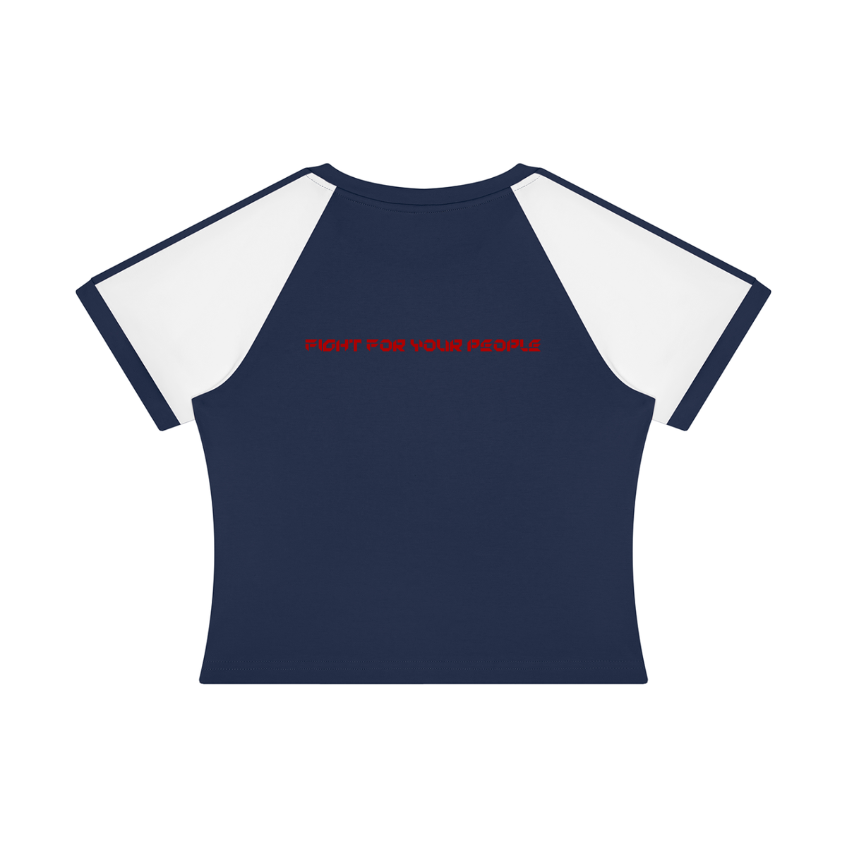 T-shirt Slim Raglan Color Block – Nowrocky™ — wykończenie dekoltu ściągaczem