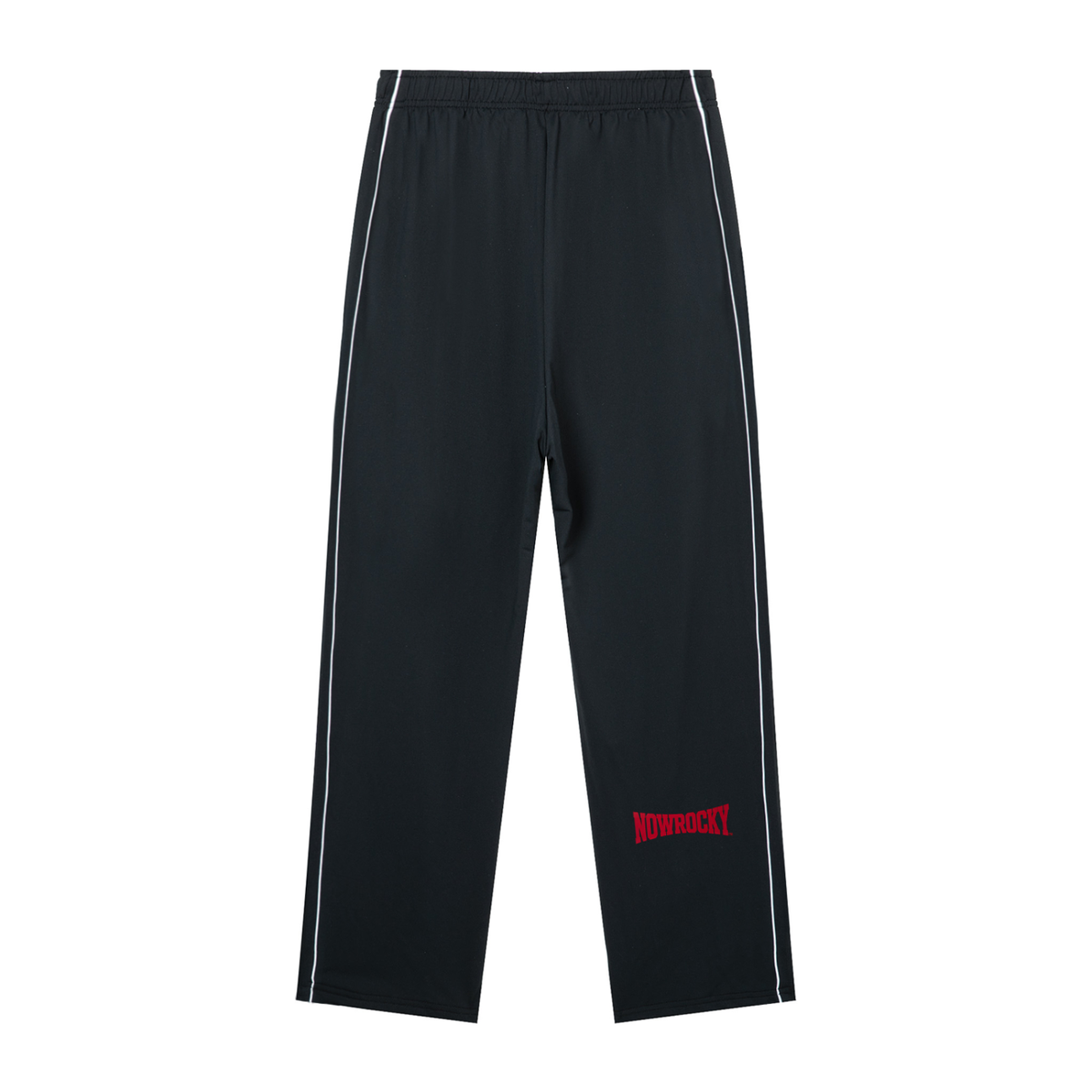 Spodnie Piping Straight Leg – Nowrocky™ — spodnie o prostych nogawkach, widok z tyłu