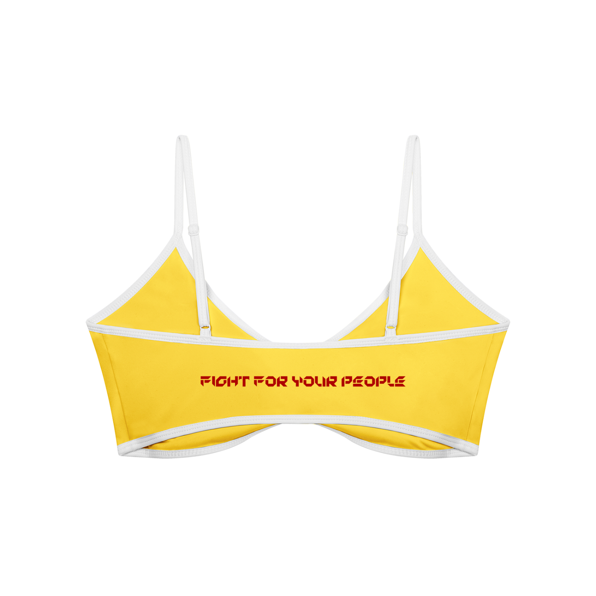 Biustonosz Sportowy Color Block Dekolt V – Nowrocky™ — układ na płasko na jasnym tle