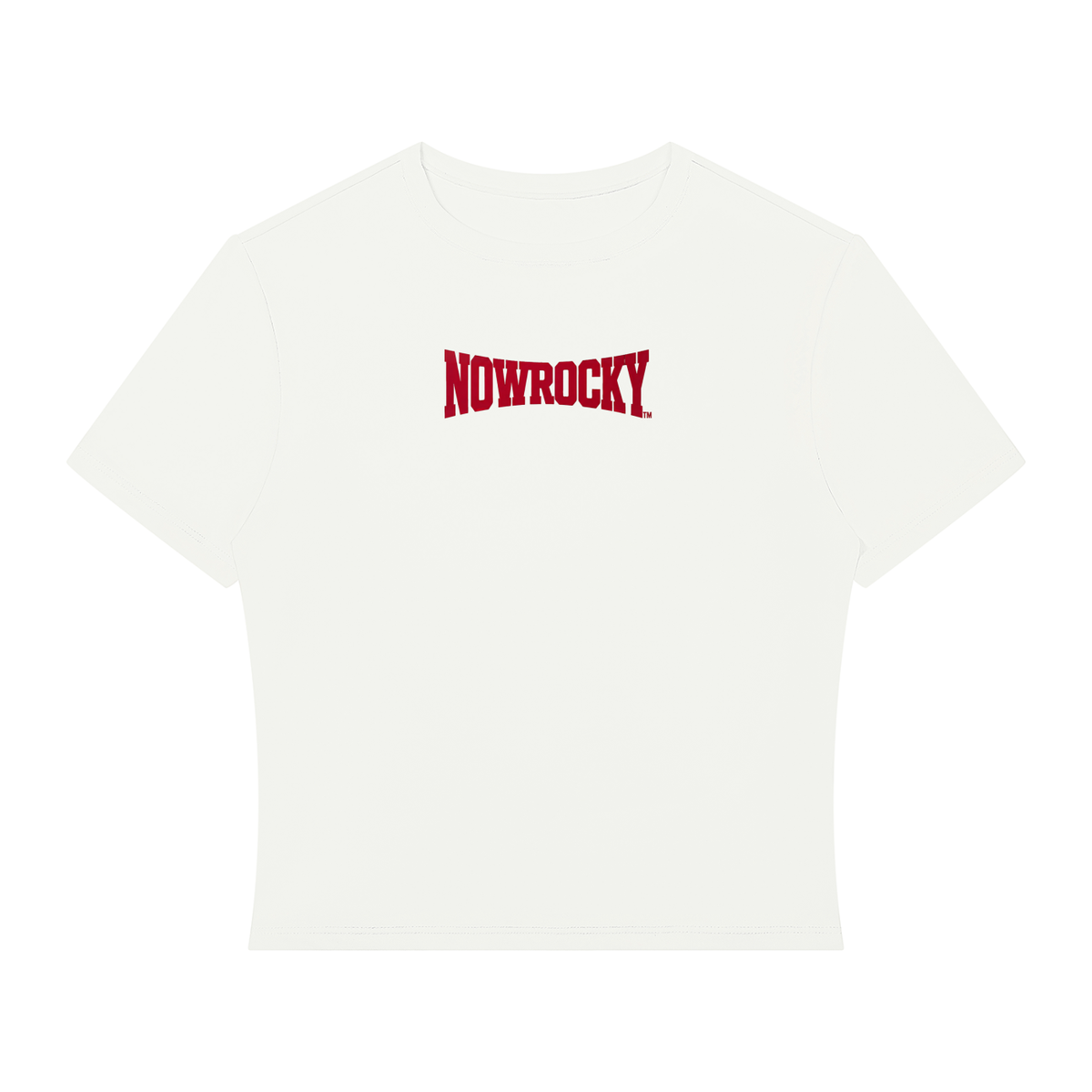 T-shirt Crop Performance – Nowrocky™ — rękaw i wykończenie przy ramieniu