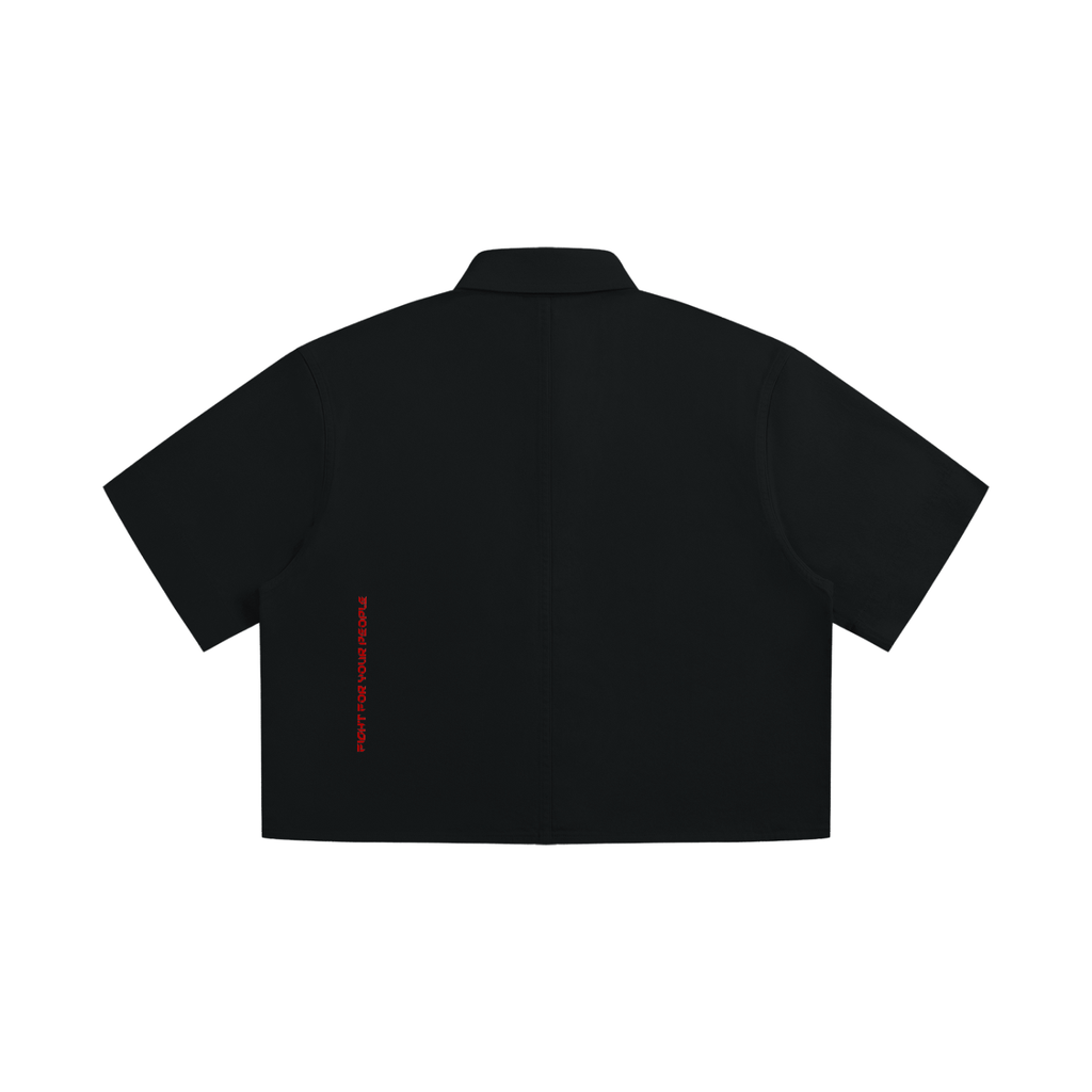 Koszula Crop z Krótkim Rękawem – Nowrocky (streetwear)