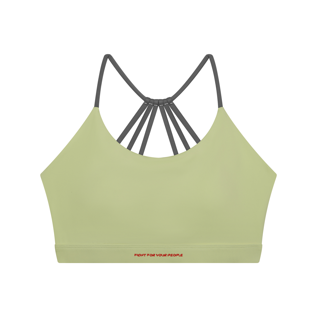 Biustonosz Sportowy Color Block Strappy Back – Nowrocky™ — styk dwóch kolorów na miseczkach
