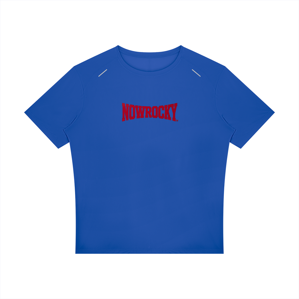 T-shirt Raglan Reflective Slim – Nowrocky™ — rękaw i jego wykończenie w zbliżeniu