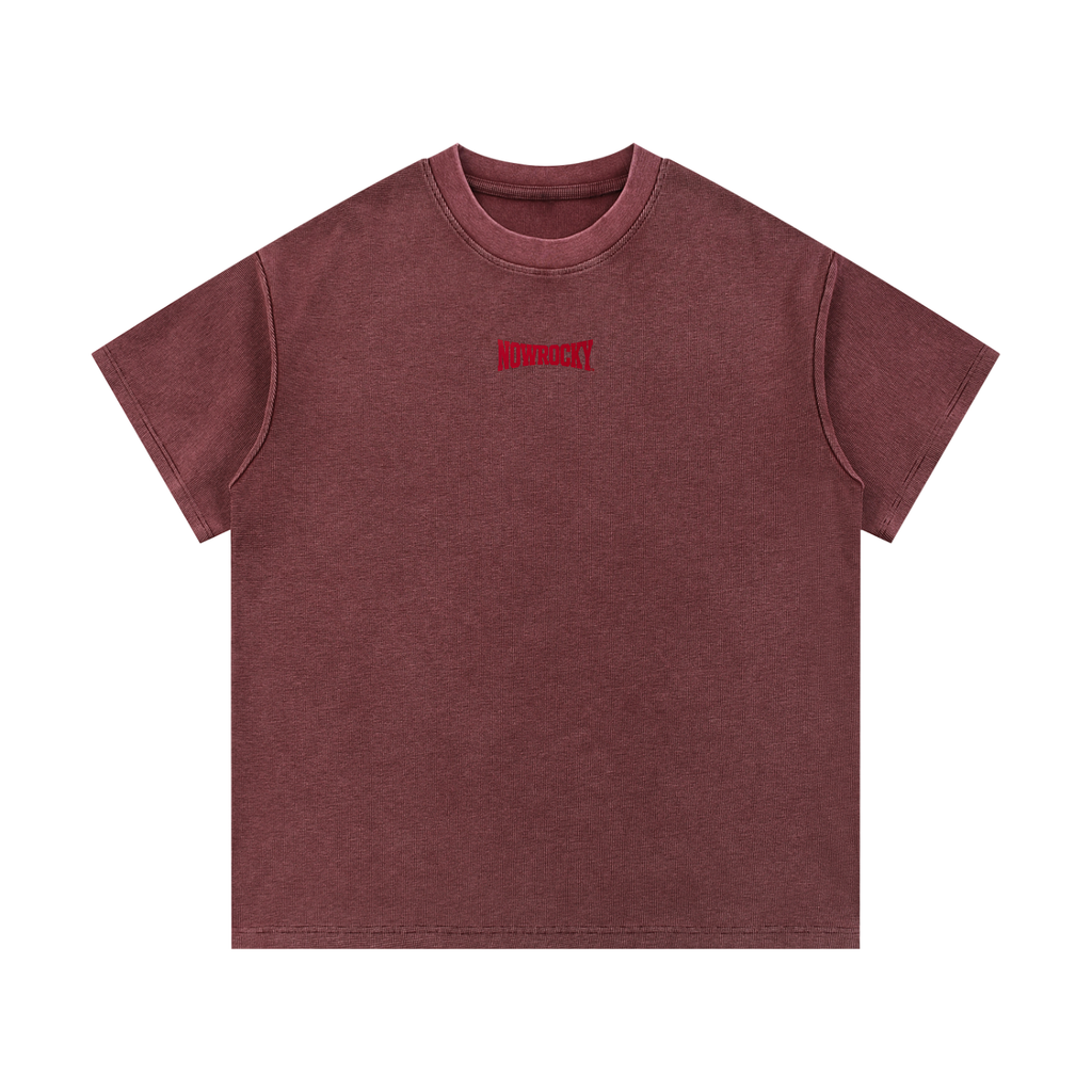 T-shirt Mineral Wash Waffle Knit – Nowrocky™