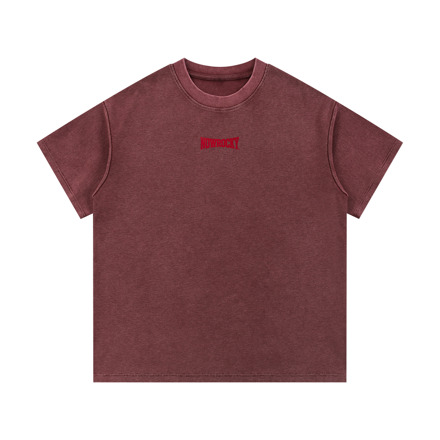 T-shirt Mineral Wash Waffle Knit – Nowrocky™
