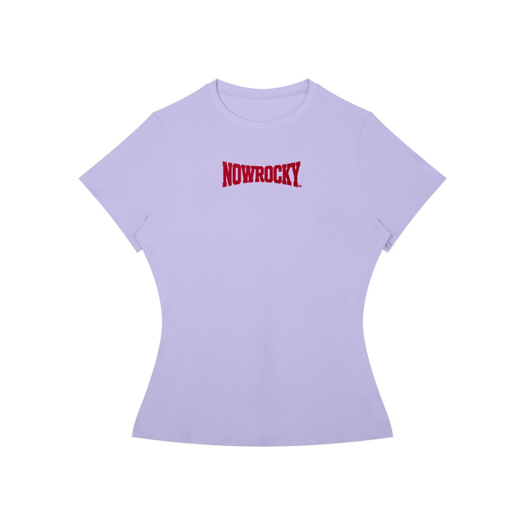 T-shirt Slim Fit Performance – Nowrocky™ — krótki rękaw i linia ramienia z bliska