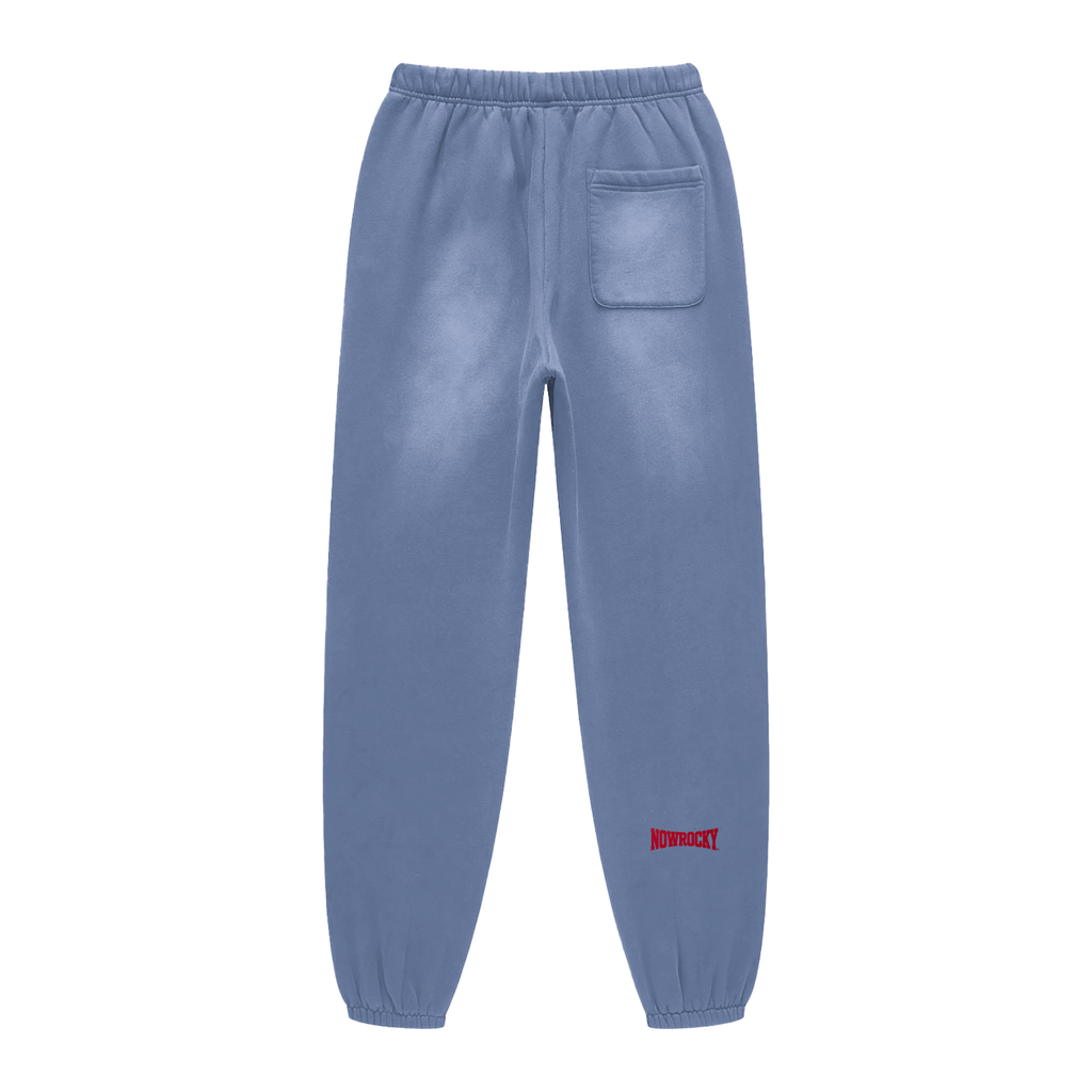 Spodnie Dresowe Sunfade Jogger – Nowrocky™ — ujęcie z profilu, zwężana nogawka