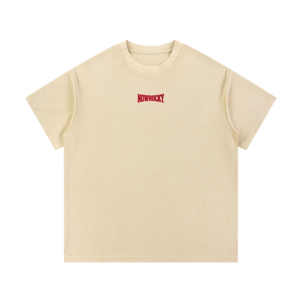 T-shirt Mineral Wash Waffle Knit – Nowrocky™