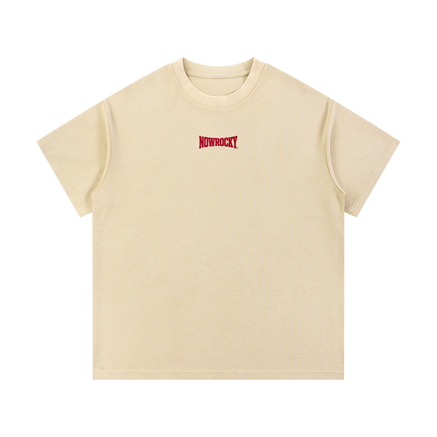 T-shirt Mineral Wash Waffle Knit – Nowrocky™
