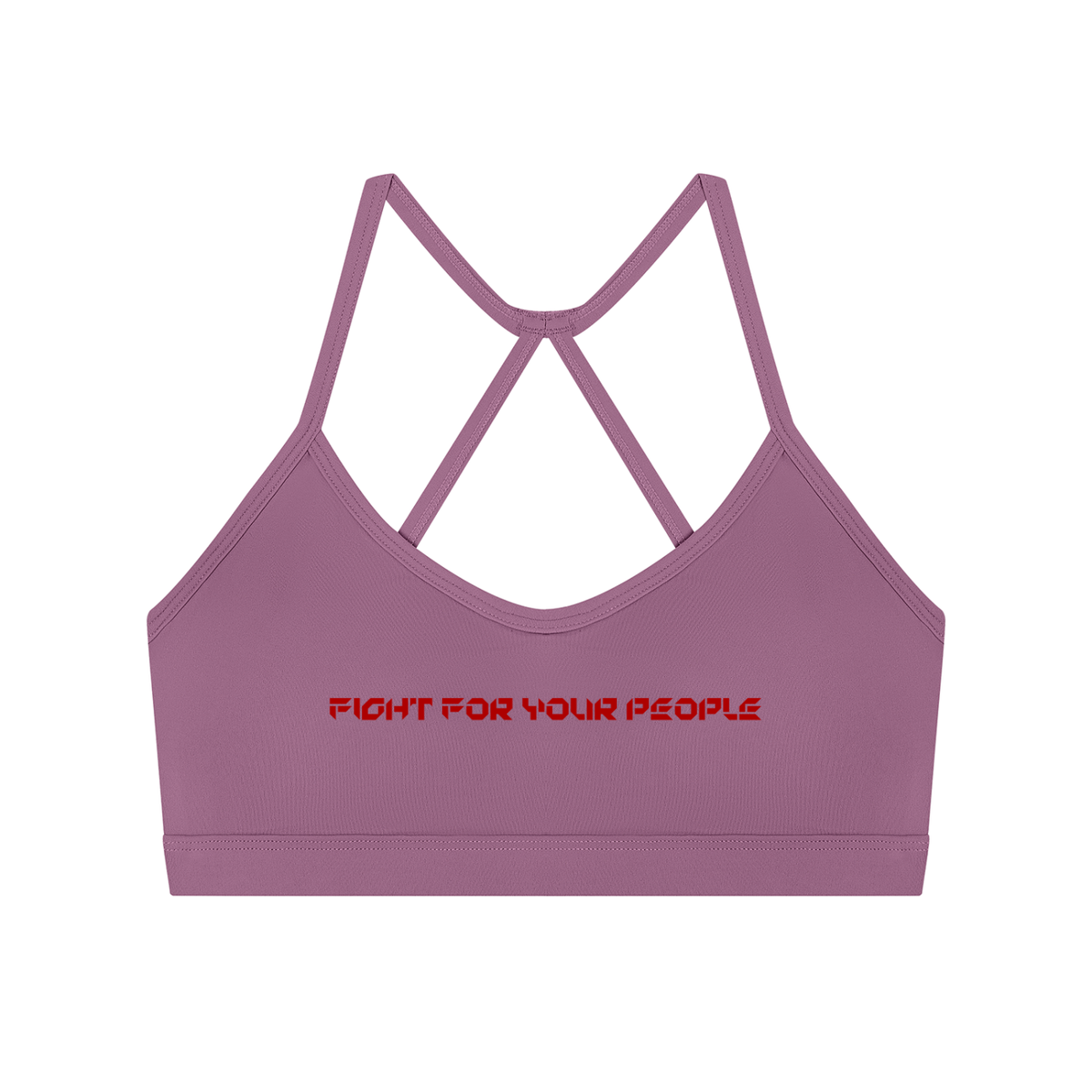 Biustonosz Sportowy Tight Y-Back – Nowrocky™ — detal elastycznej dzianiny