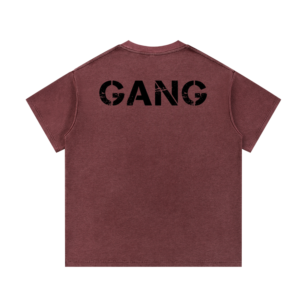 T-shirt Mineral Wash Waffle Knit – Nowrocky™